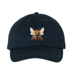 Navy cap with arthropod design no.0009