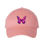 Casquette DadHat rose avec design arthropode no.0015