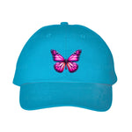 Casquette dadhat bleu fluo avec design arthropode no.0016