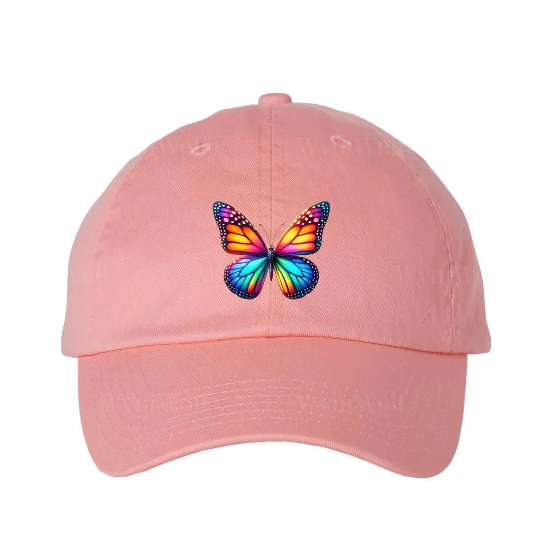Casquette DadHat rose avec design arthropode no.0017