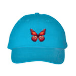 Casquette dadhat bleu fluo avec design arthropode no.0020