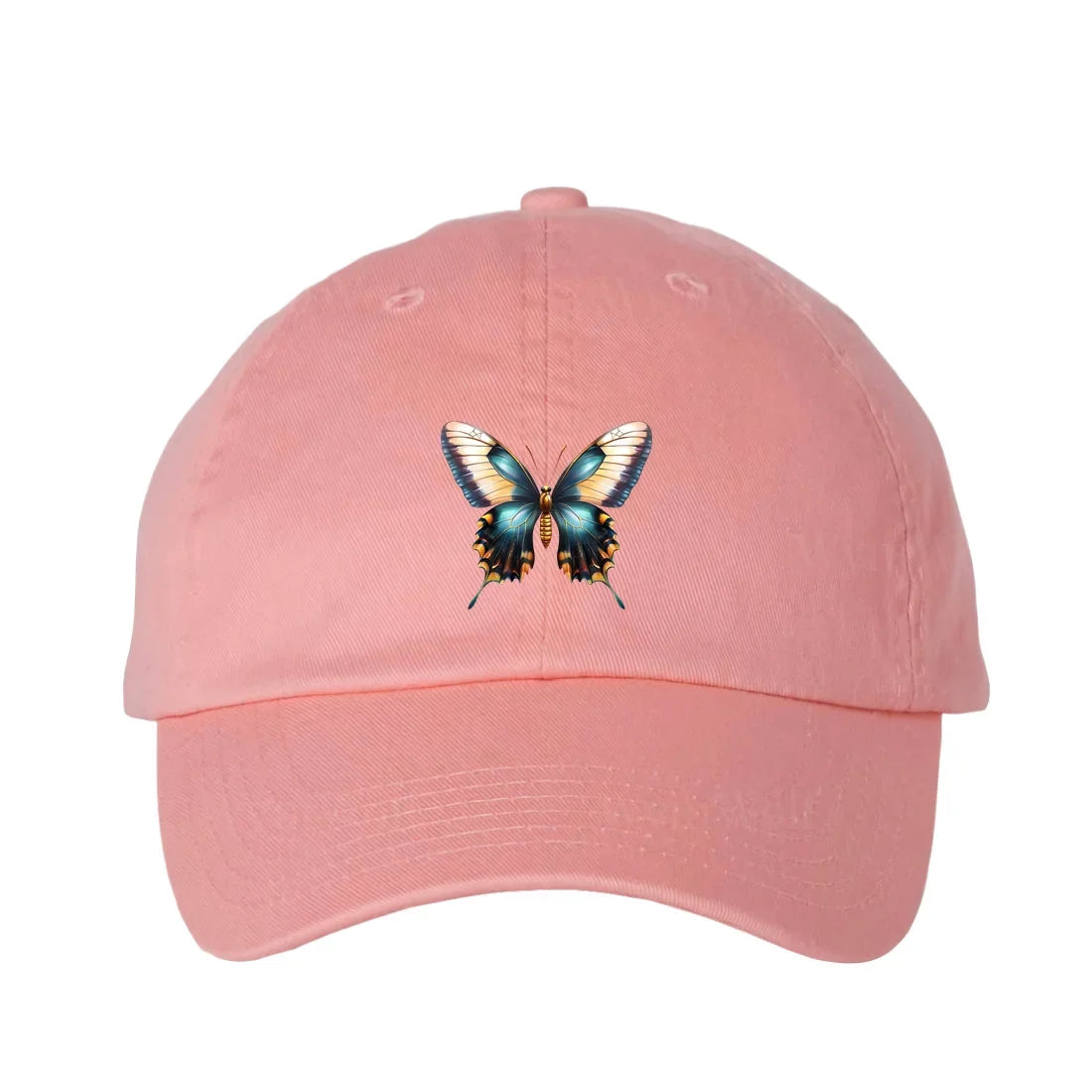 Casquette DadHat rose avec design arthropode no.0025