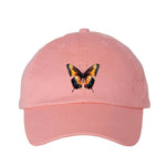 Casquette DadHat rose avec design arthropode no.0027