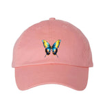 Casquette DadHat rose avec design arthropode no.0037