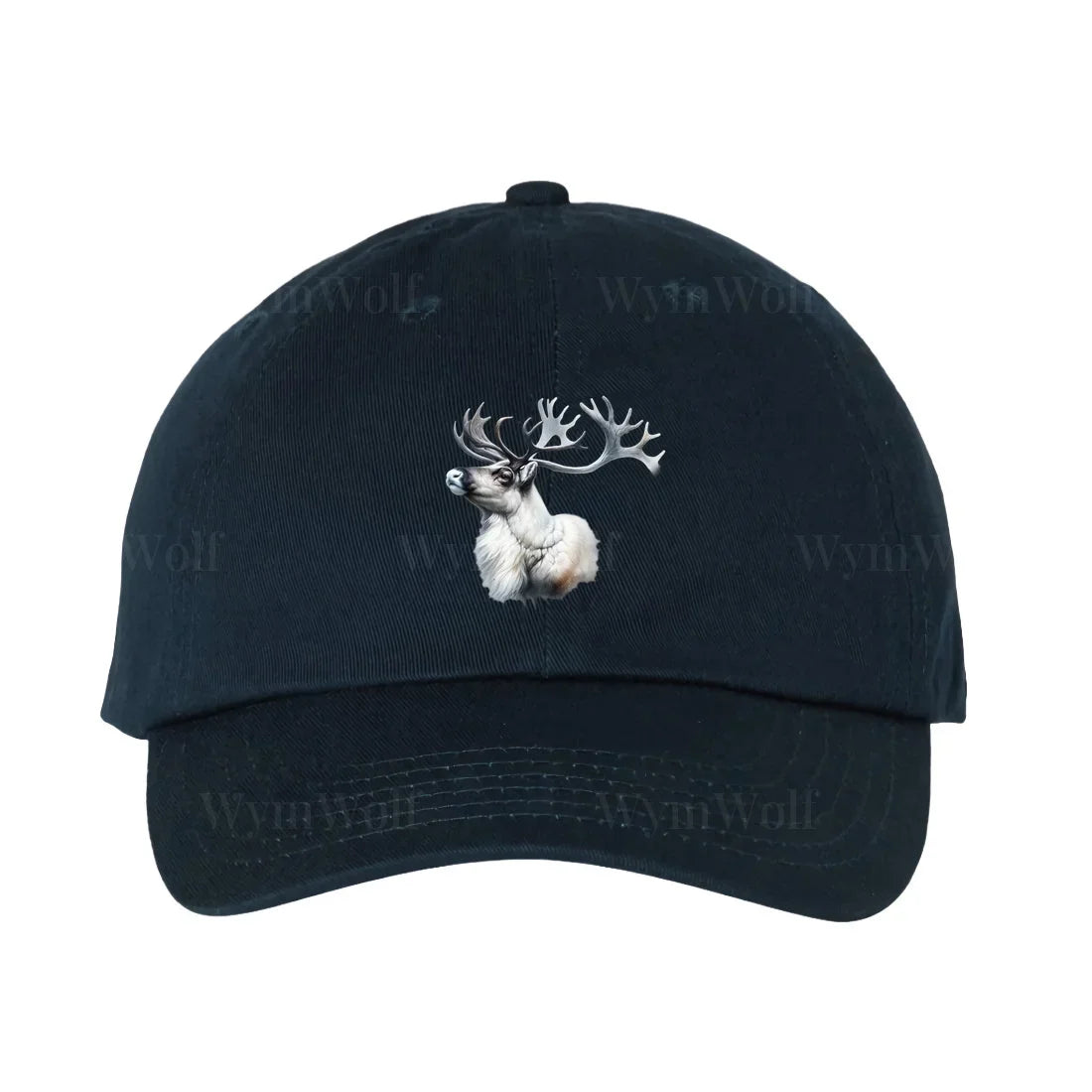 Casquette dadhat marine avec design no.0012 représentant un chat