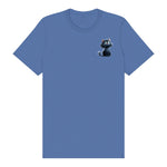 T-shirt Cat graphic 0001 - Columbia Blue