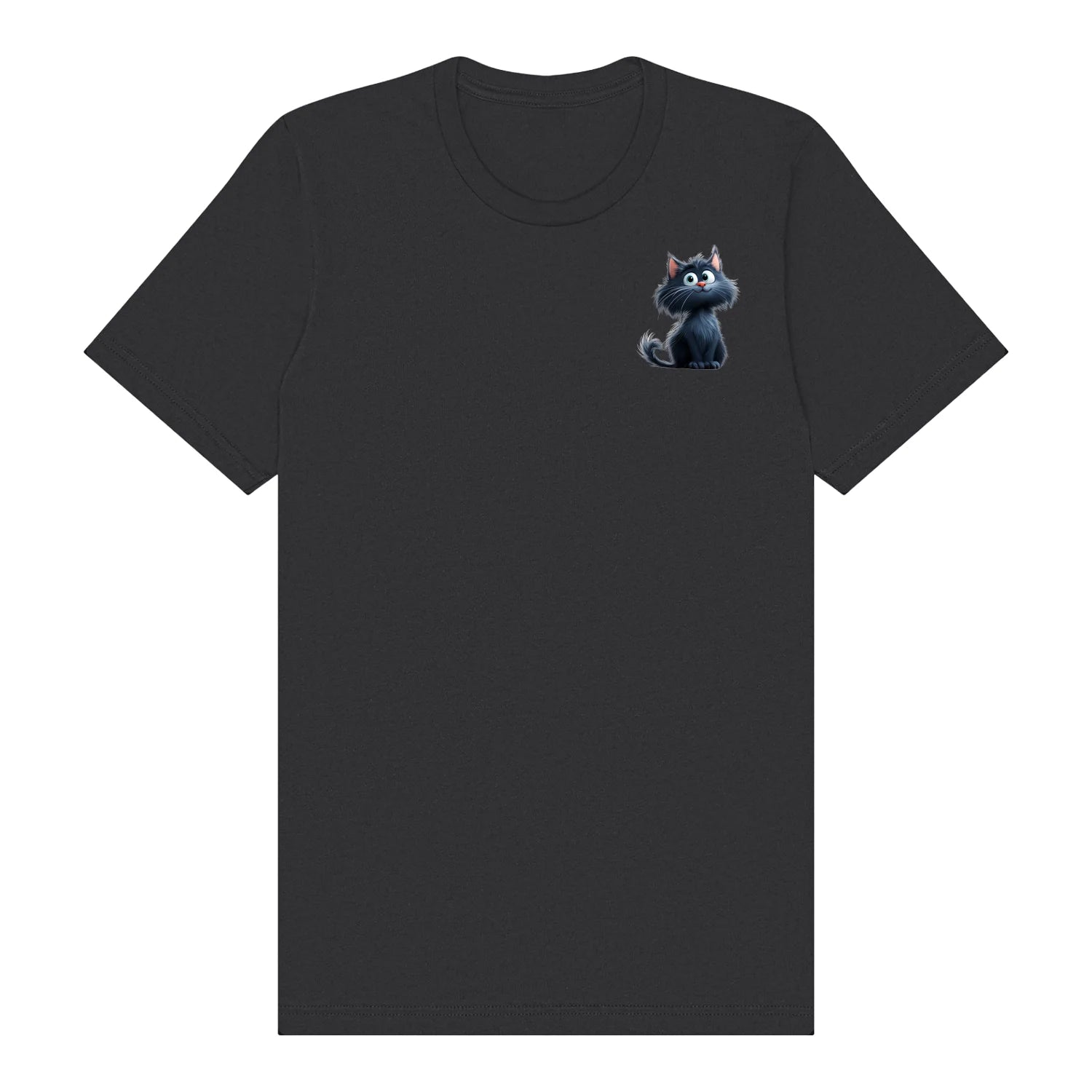 T-shirt Cat graphic 0001 - Dark Grey