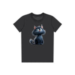 T-shirt Cat graphic 0001 - Dark Grey
