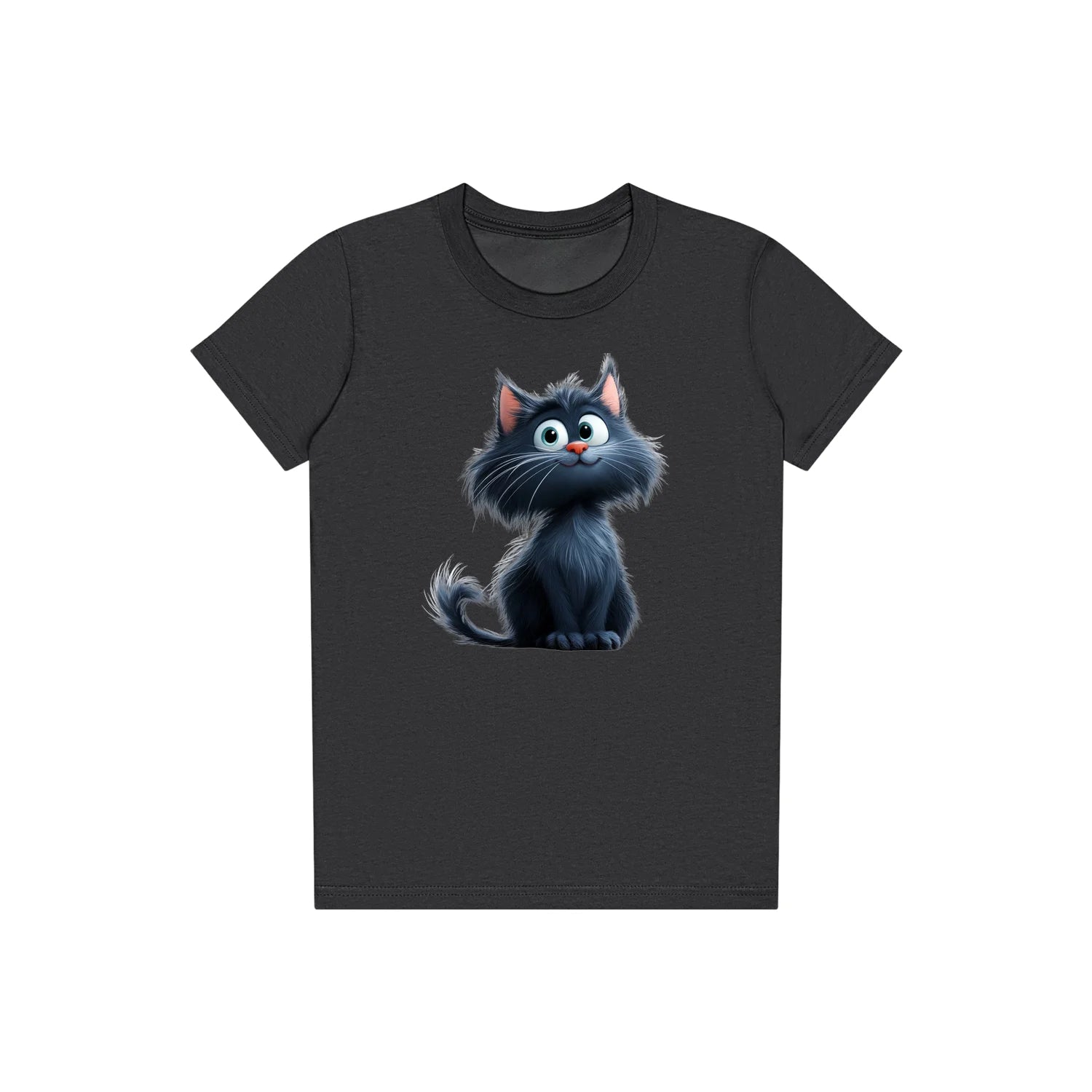 T-shirt Cat graphic 0001 - Dark Grey