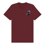 T-shirt Cat graphic 0001 - Maroon