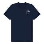 T-shirt Cat graphic 0001 - Navy