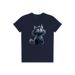 T-shirt Cat graphic 0001 - Navy