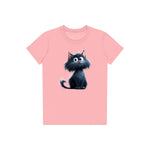T-shirt Cat graphic 0001 - Pink