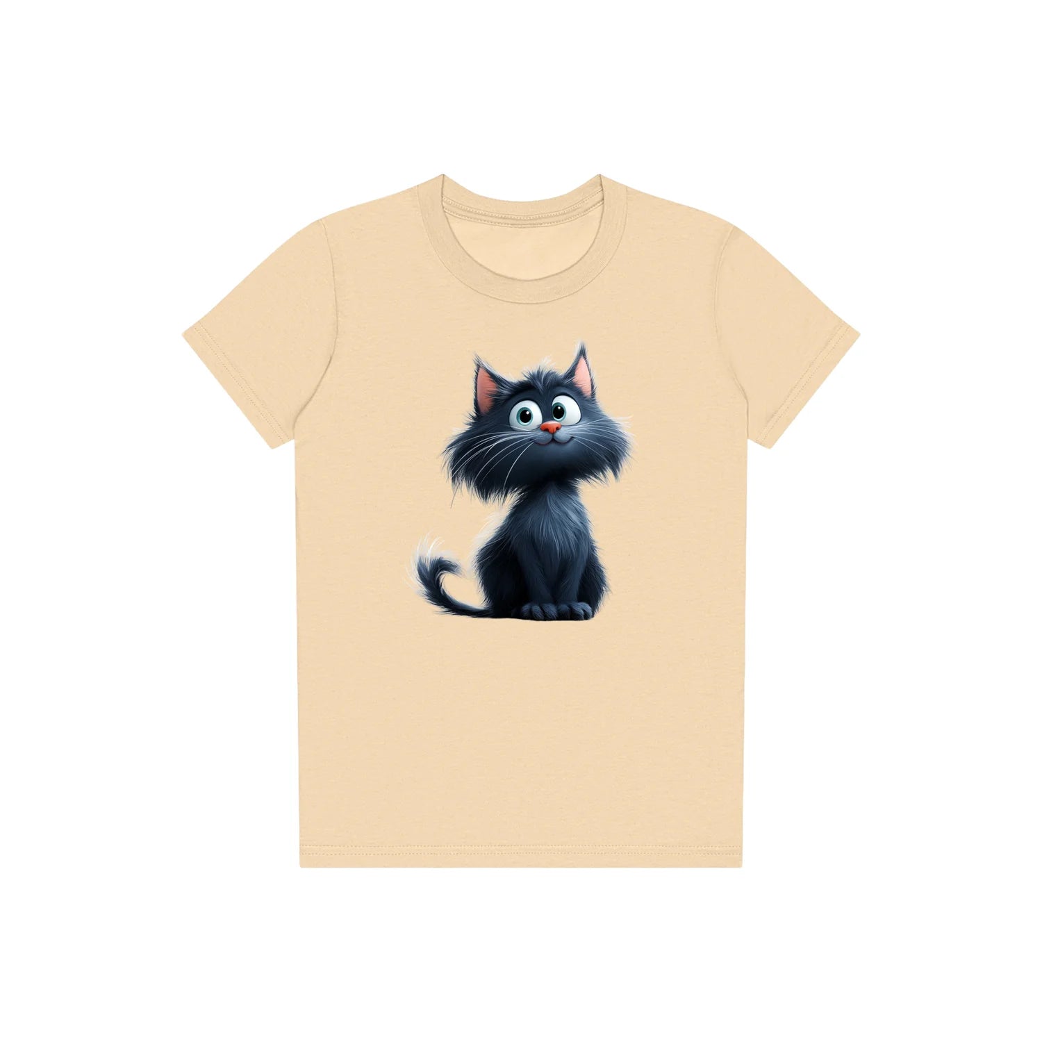 T-shirt Cat graphic 0001 - Soft Cream