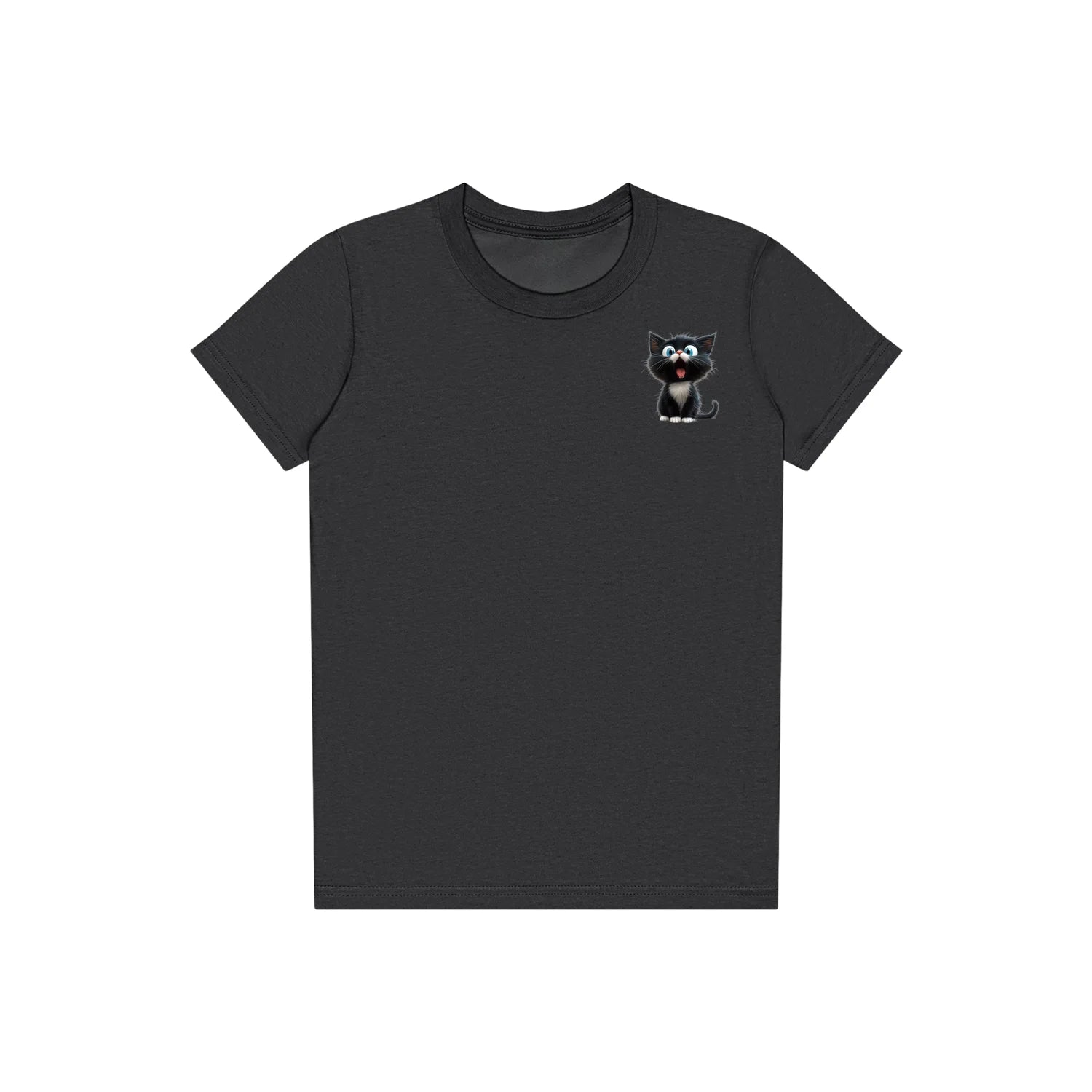 T-shirt Cat graphic 0002 - Dark Grey