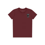 T-shirt Cat graphic 0002 - Maroon