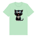 T-shirt Cat graphic 0002 - Mint
