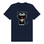 T-shirt Cat graphic 0002 - Navy