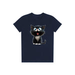 T-shirt Cat graphic 0002 - Navy
