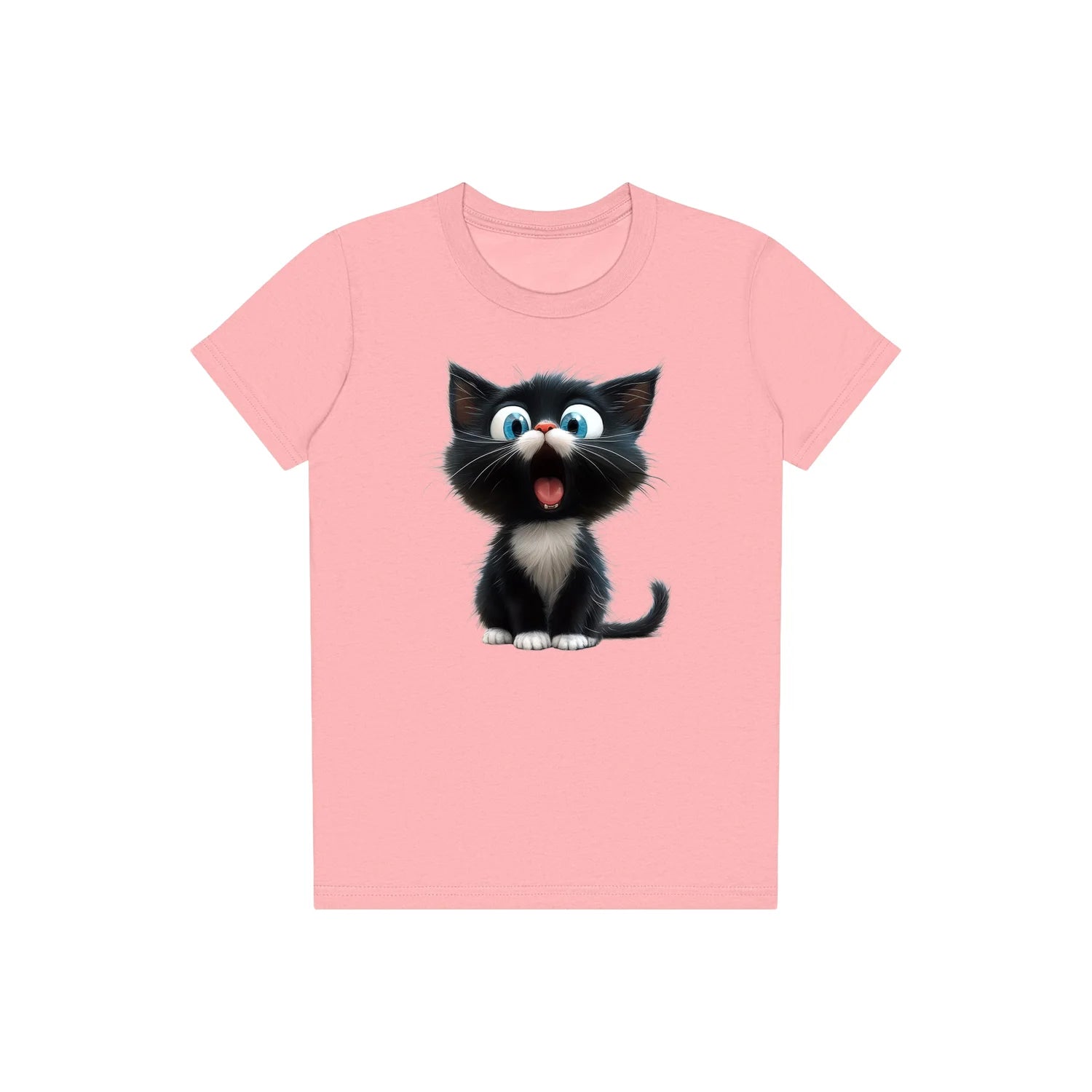 T-shirt Cat graphic 0002 - Pink