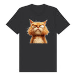 T-shirt Cat graphic 0003 - Dark Grey
