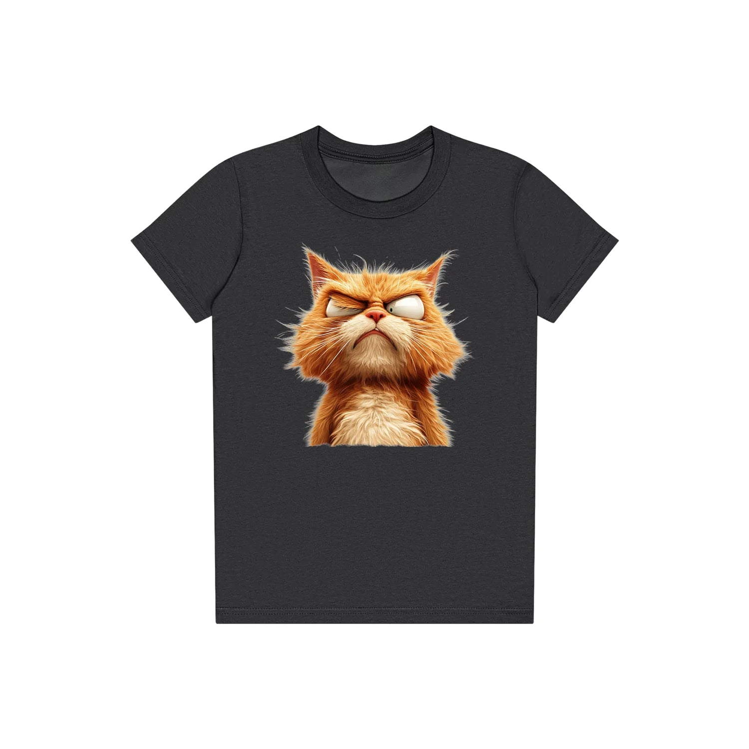 T-shirt Cat graphic 0003 - Dark Grey