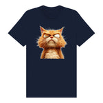 T-shirt Cat graphic 0003 - Navy