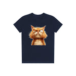 T-shirt Cat graphic 0003 - Navy