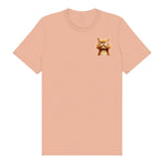 T-shirt Cat graphic 0003 - Peach
