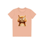 T-shirt Cat graphic 0003 - Peach