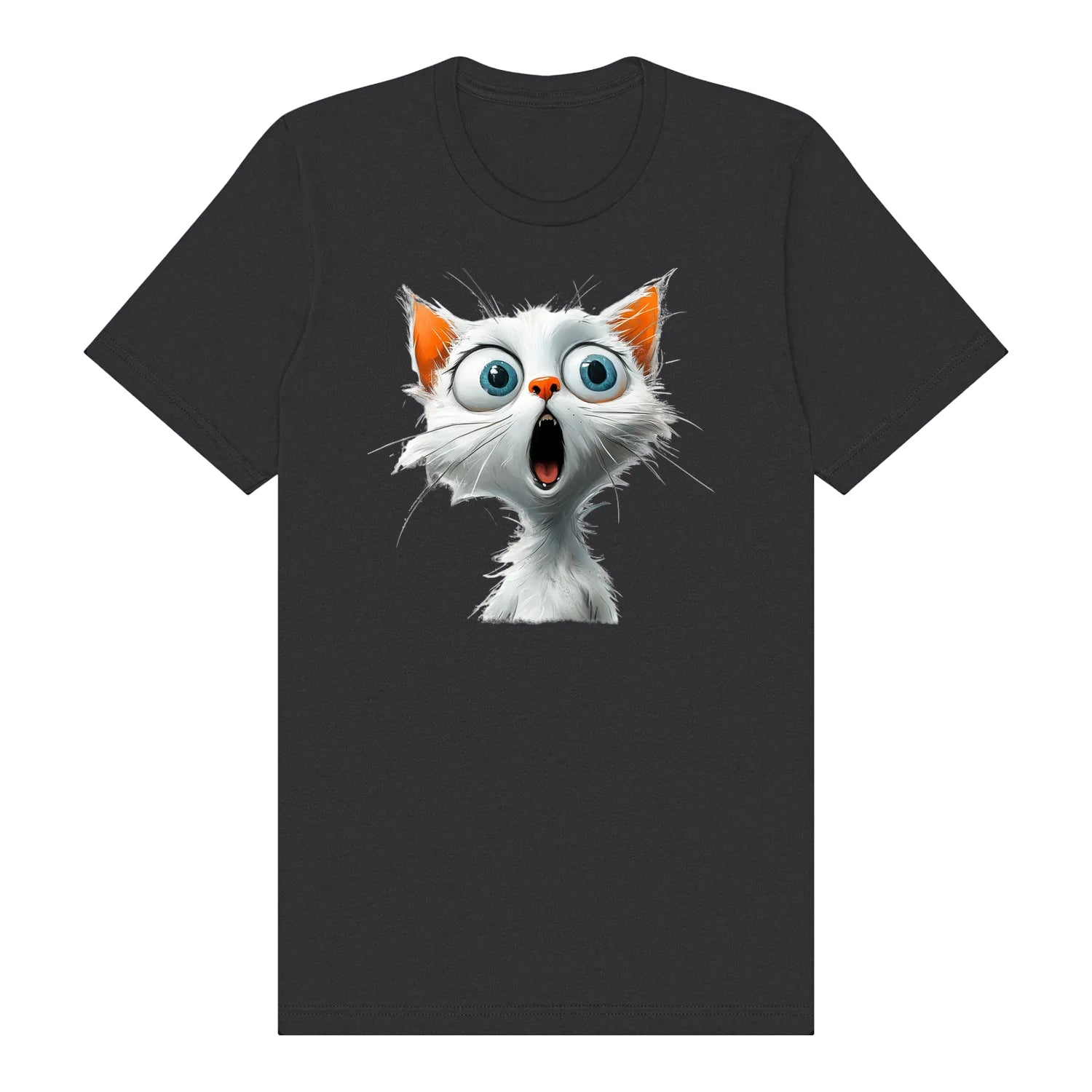T-shirt Cat graphic 0004 - Dark Grey