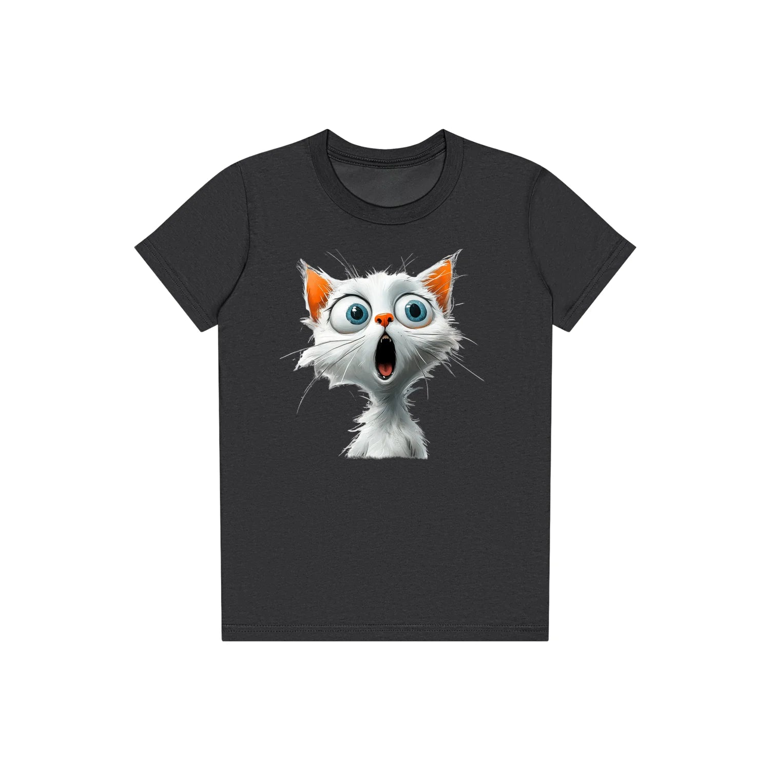 T-shirt Cat graphic 0004 - Dark Grey