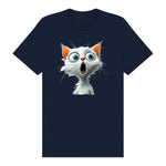T-shirt Cat graphic 0004 - Navy