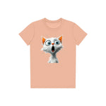 T-shirt Cat graphic 0004 - Peach