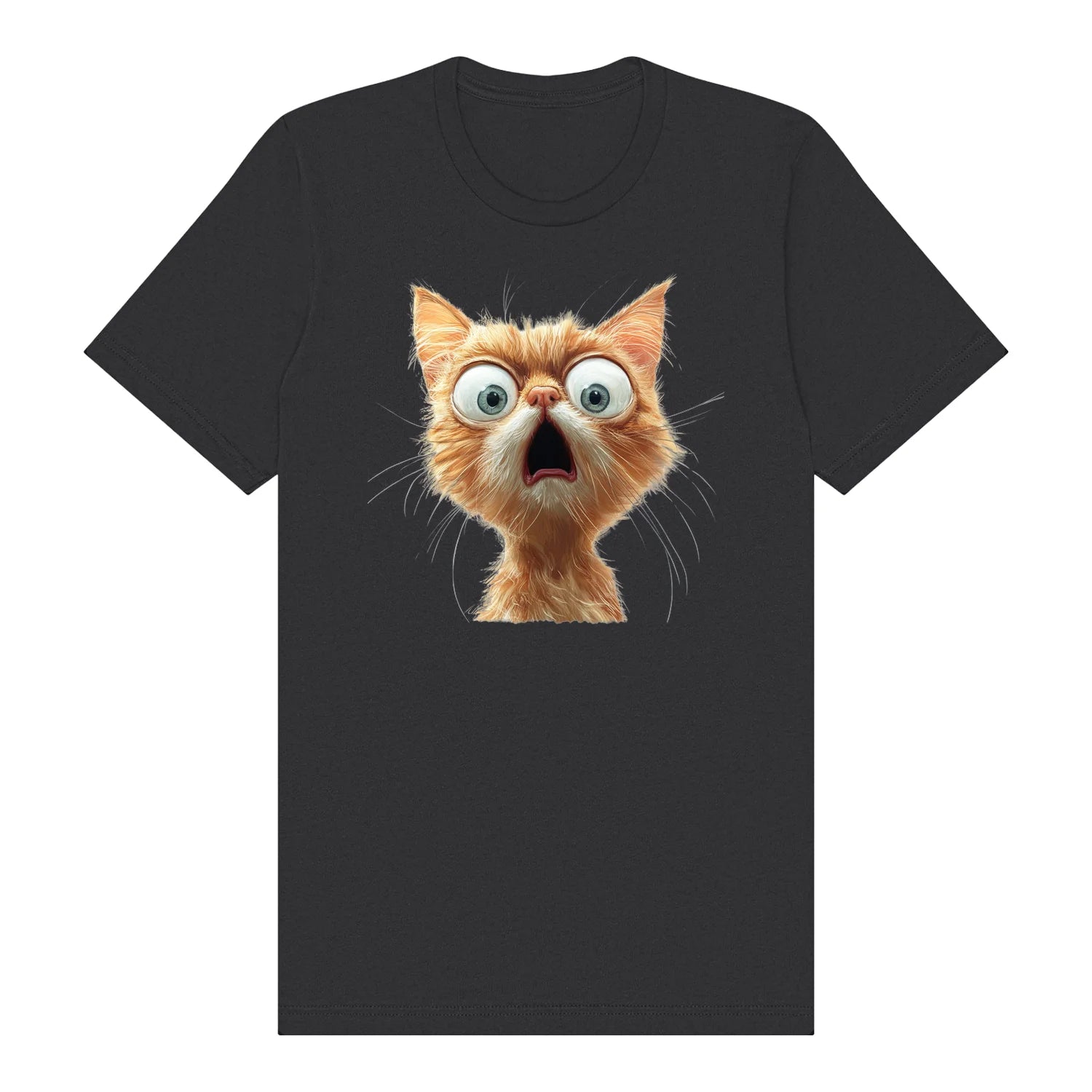T-shirt Cat graphic 0005 - Dark Grey