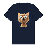 T-shirt Cat graphic 0005 - Navy