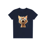 T-shirt Cat graphic 0005 - Navy