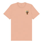 T-shirt Cat graphic 0005 - Peach