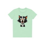 T-shirt Cat graphic 0006 - Mint