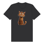 T-shirt Cat graphic 0008 - Dark Grey