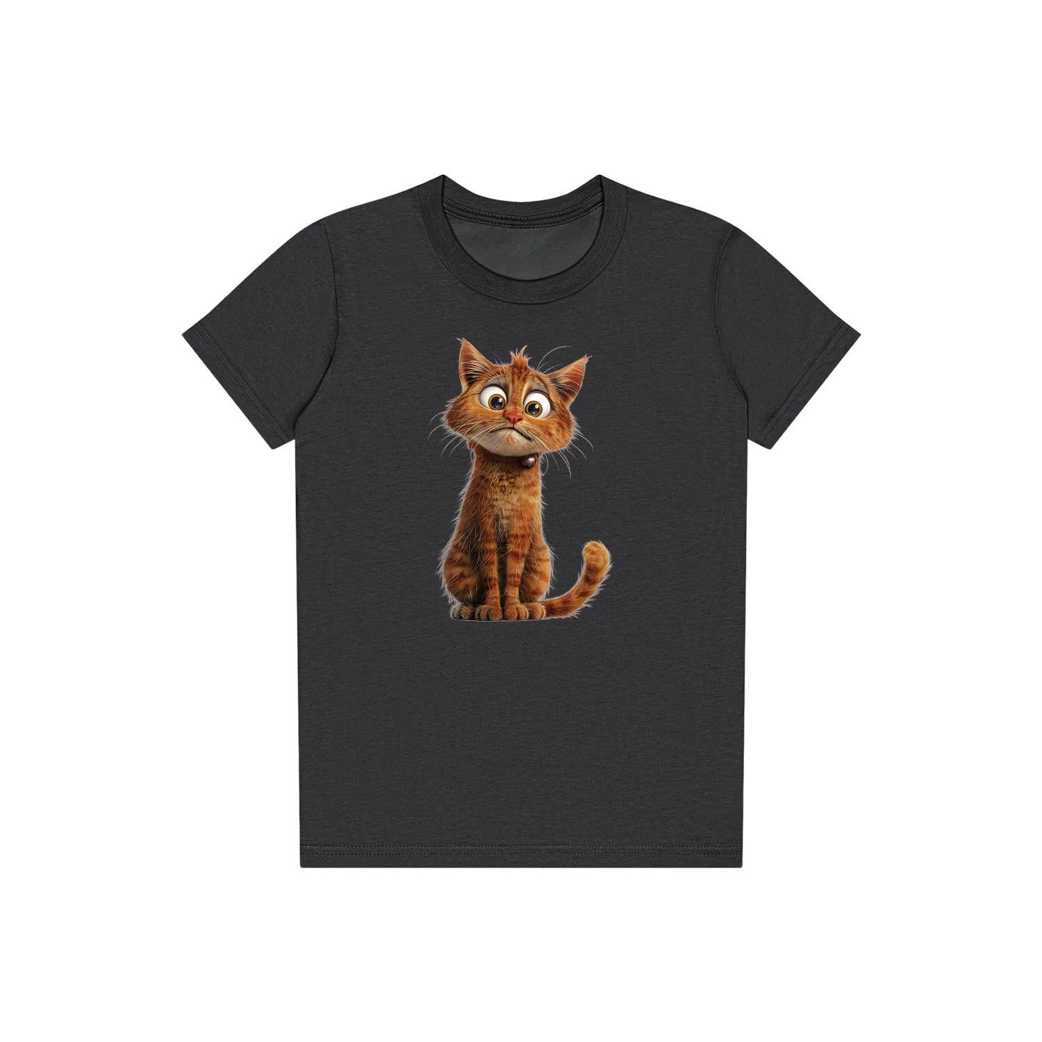 T-shirt Cat graphic 0008 - Dark Grey