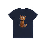 T-shirt Cat graphic 0008 - Navy
