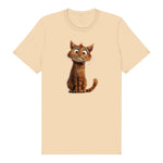 T-shirt Cat graphic 0008 - Soft Cream