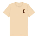 T-shirt Cat graphic 0008 - Soft Cream