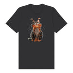 T-shirt Cat graphic 0009 - Dark Grey