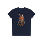 T-shirt Cat graphic 0009 - Navy
