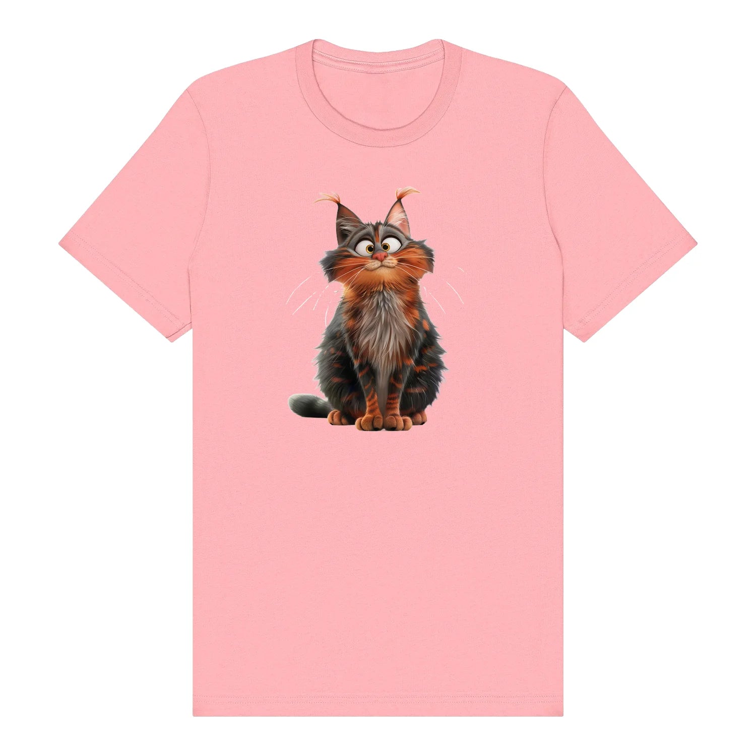 T-shirt Cat graphic 0009 - Pink