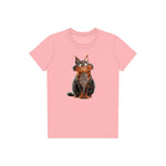 T-shirt Cat graphic 0009 - Pink