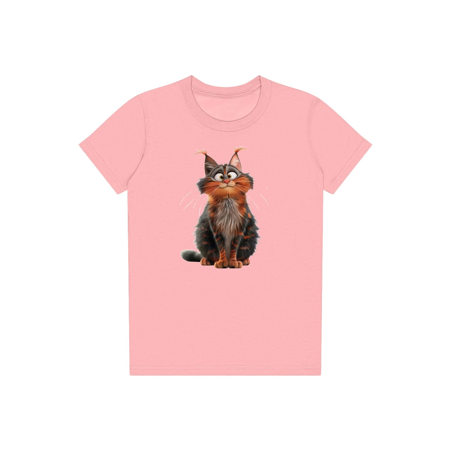 T-shirt Cat graphic 0009 - Pink