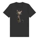 T-shirt Cat graphic 0010 - Dark Grey